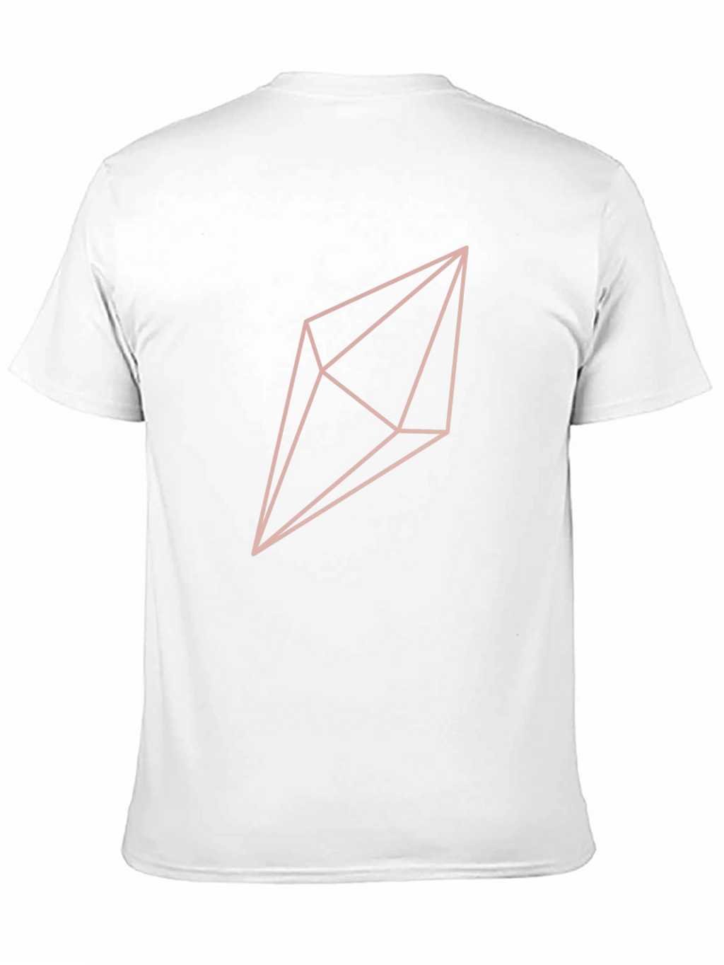 Geometric Crystal Graphic T-Shirt - Black
