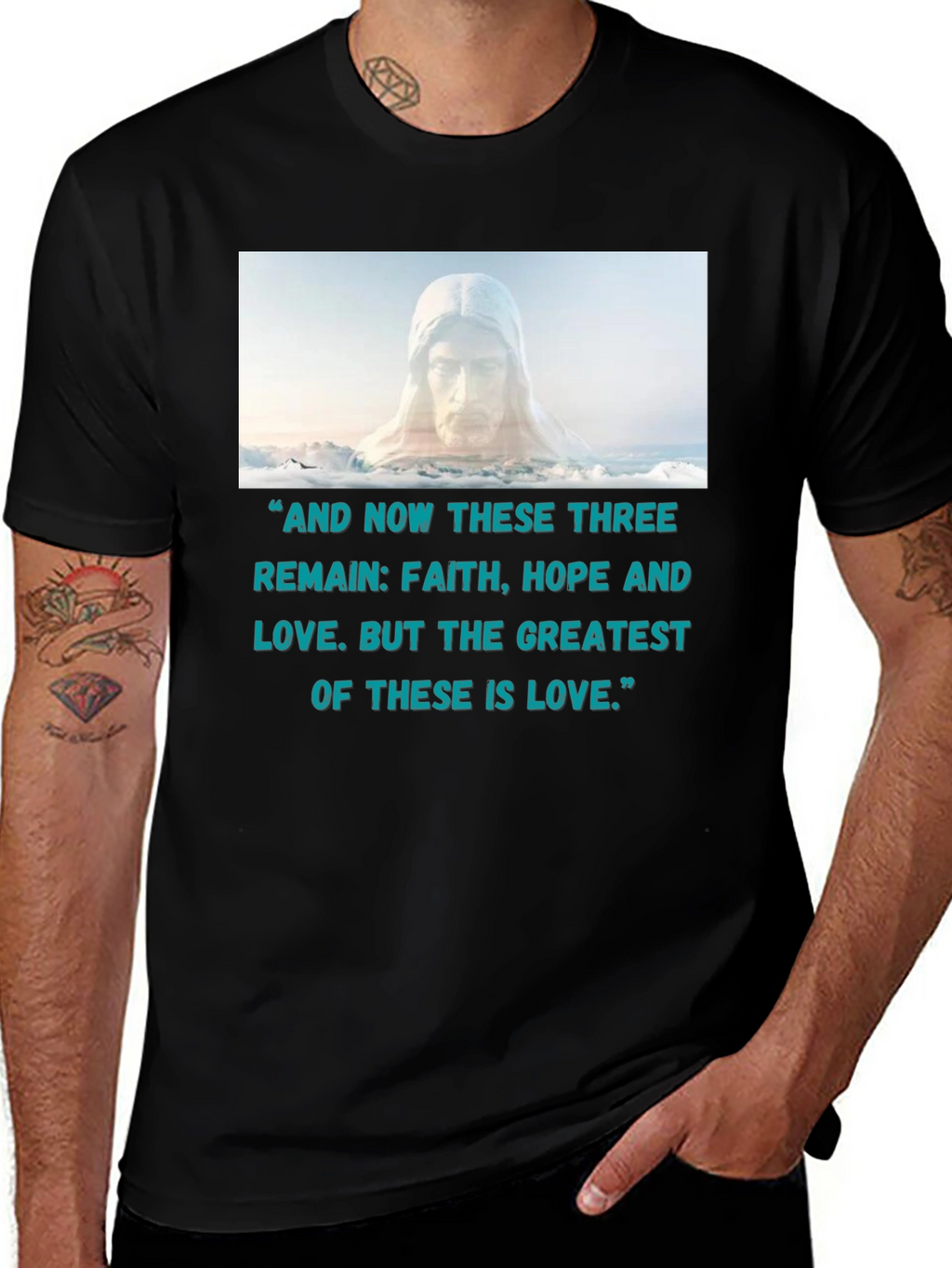 Faith Hope Love Graphic T-Shirt