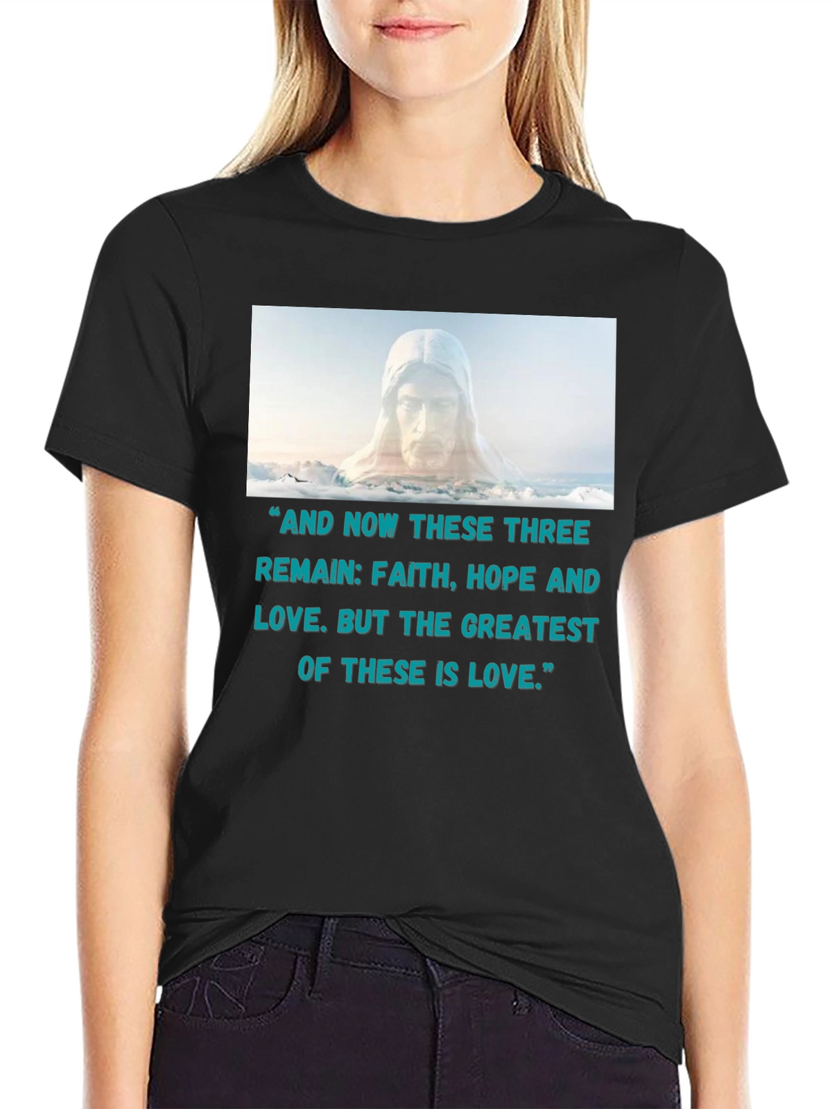 Faith Hope Love Graphic T-Shirt