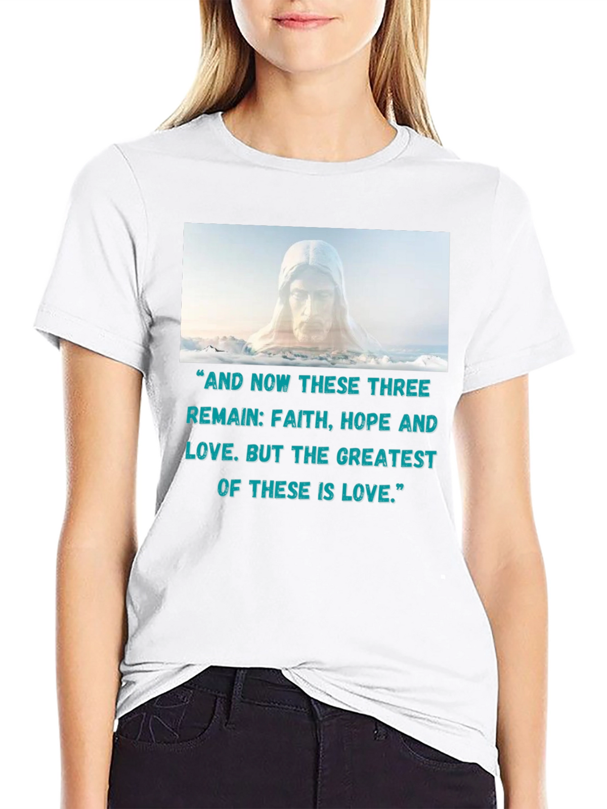 Faith Hope Love Graphic T-Shirt