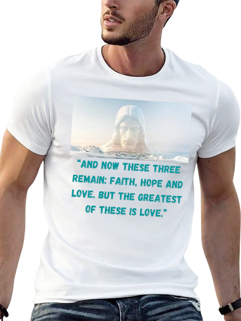 Faith Hope Love Graphic T-Shirt