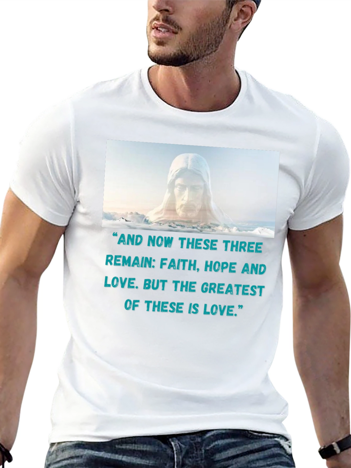 Faith Hope Love Graphic T-Shirt
