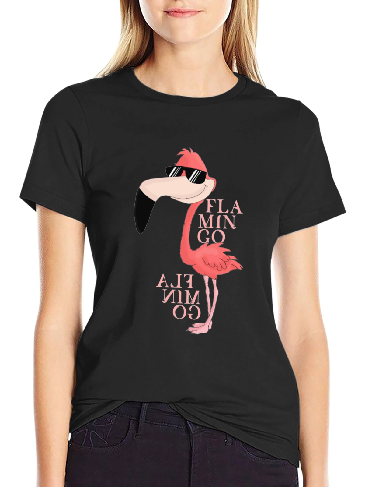 Cool Flamingo Graphic T-Shirt