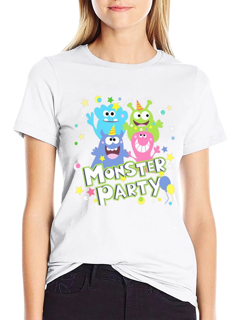 Monster Party T-Shirt Cute Monster Graphic Tee