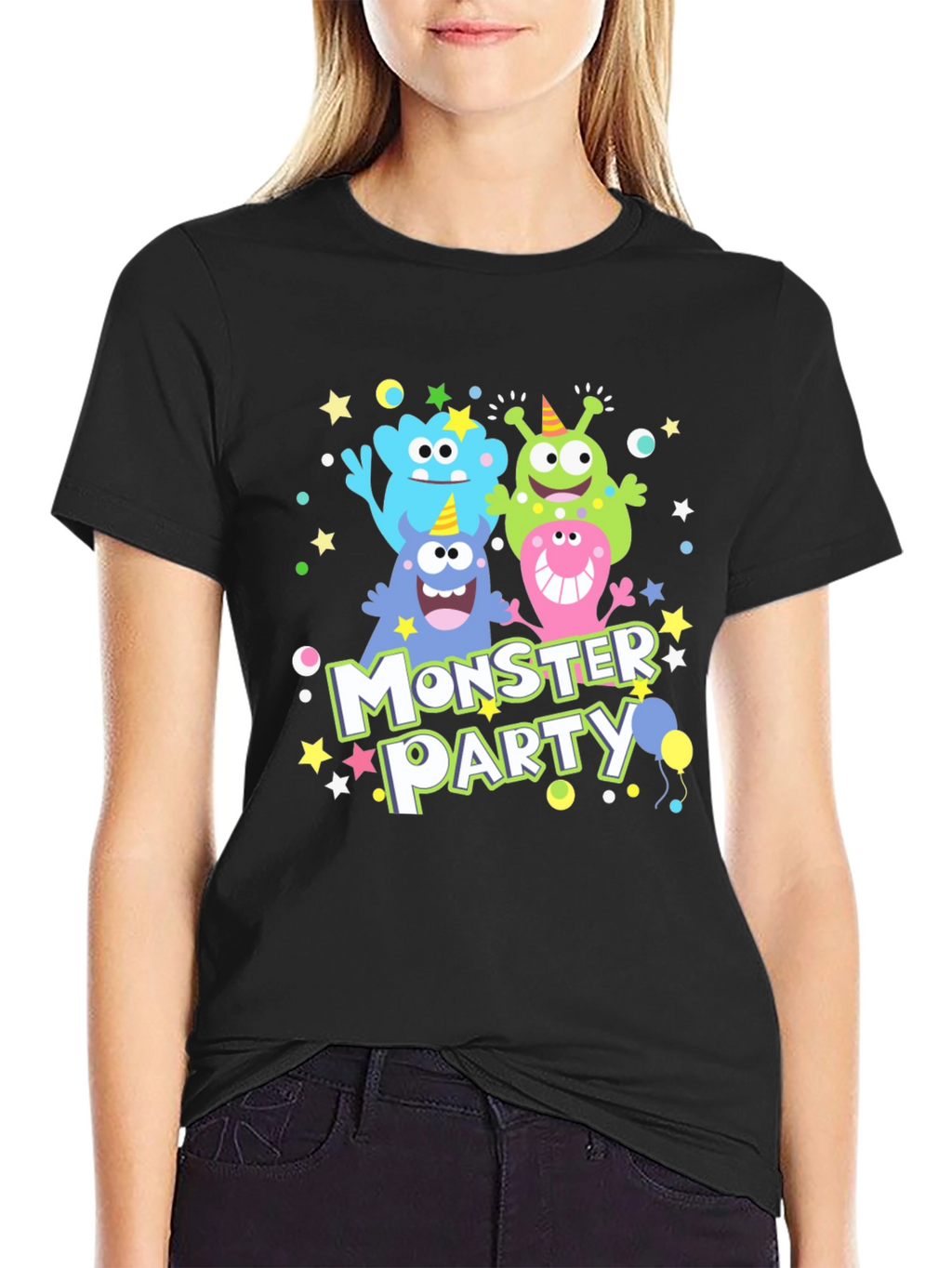 Monster Party T-Shirt Cute Monster Graphic Tee