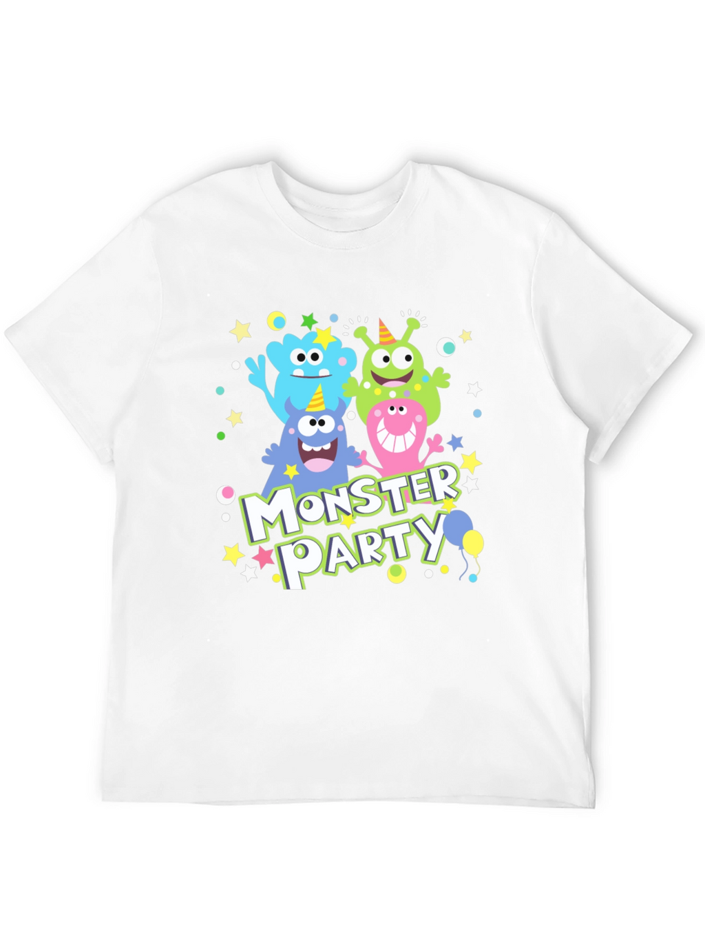Monster Party T-Shirt Cute Monster Graphic Tee
