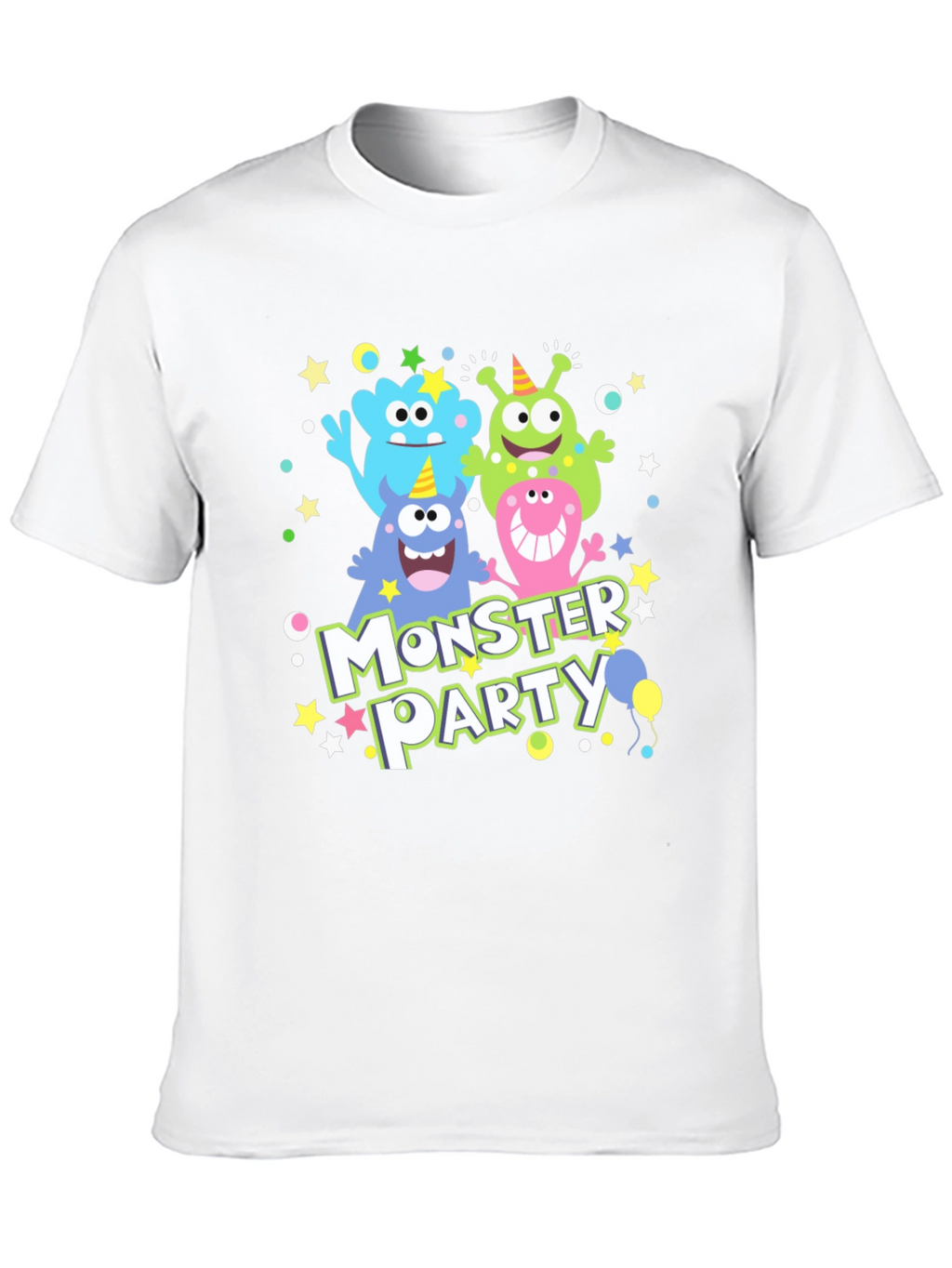Monster Party T-Shirt Cute Monster Graphic Tee