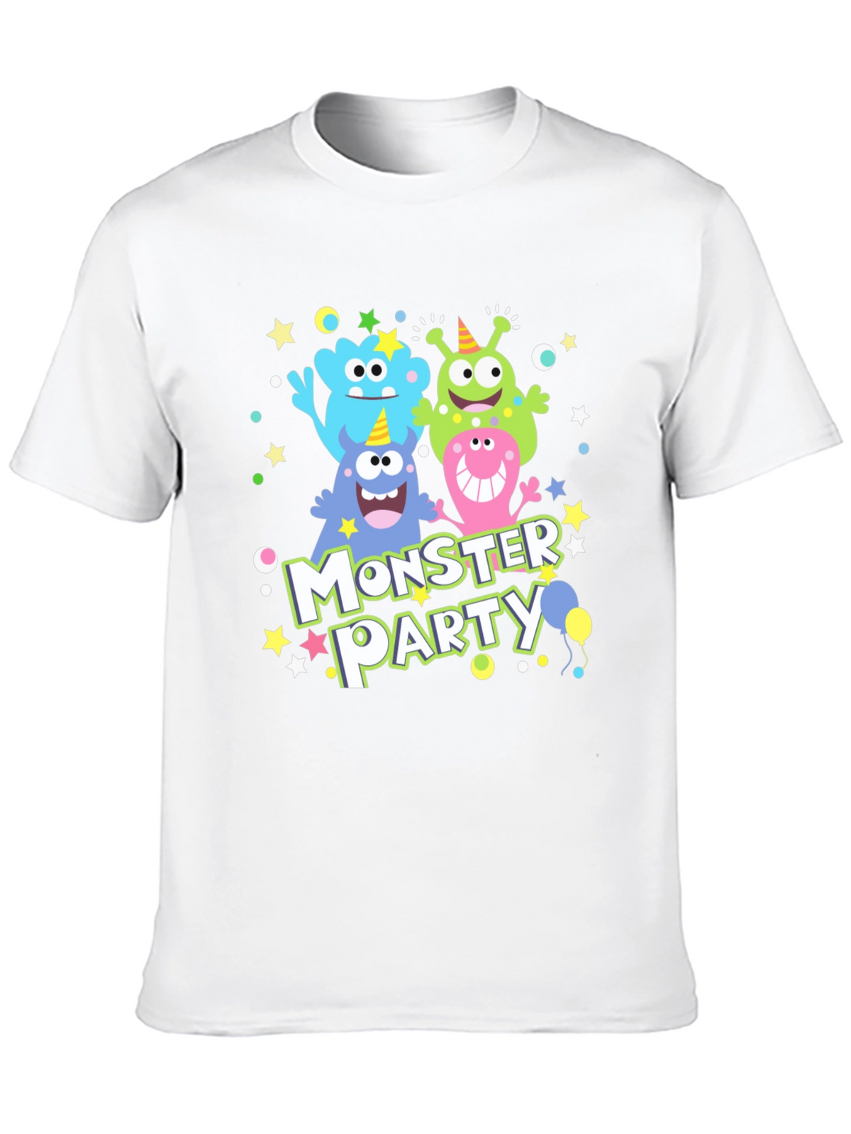 Monster Party T-Shirt Cute Monster Graphic Tee