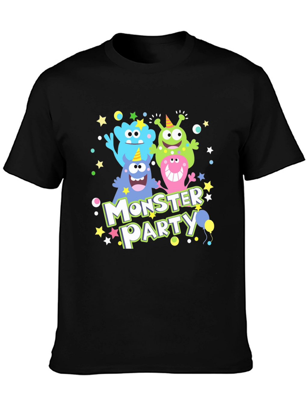 Monster Party T-Shirt Cute Monster Graphic Tee