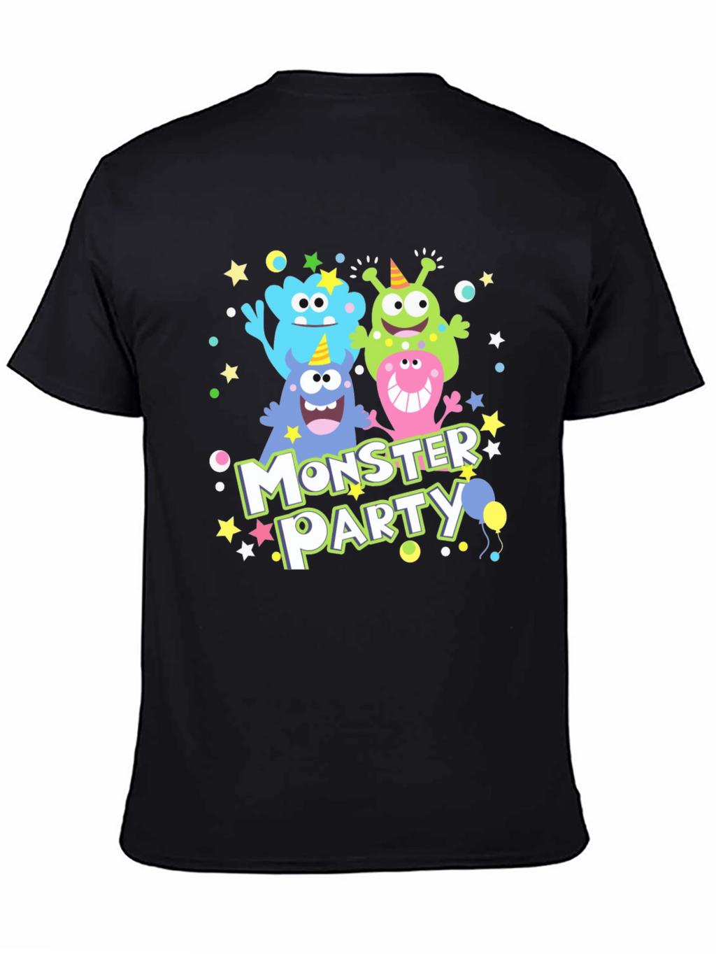 Monster Party T-Shirt Cute Monster Graphic Tee