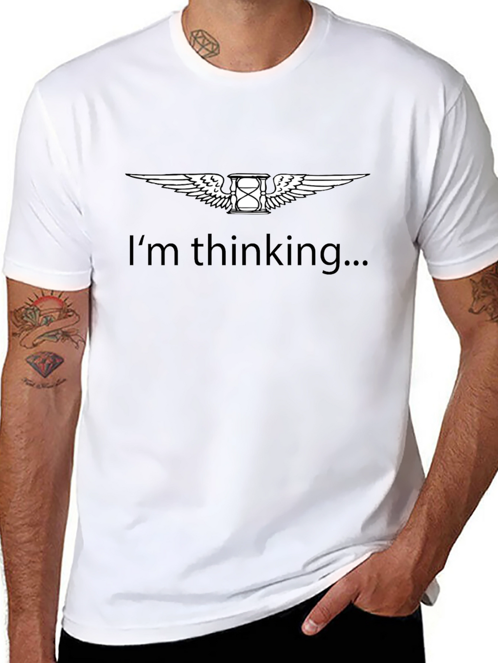Im Thinking T-Shirt - Sand Timer Design