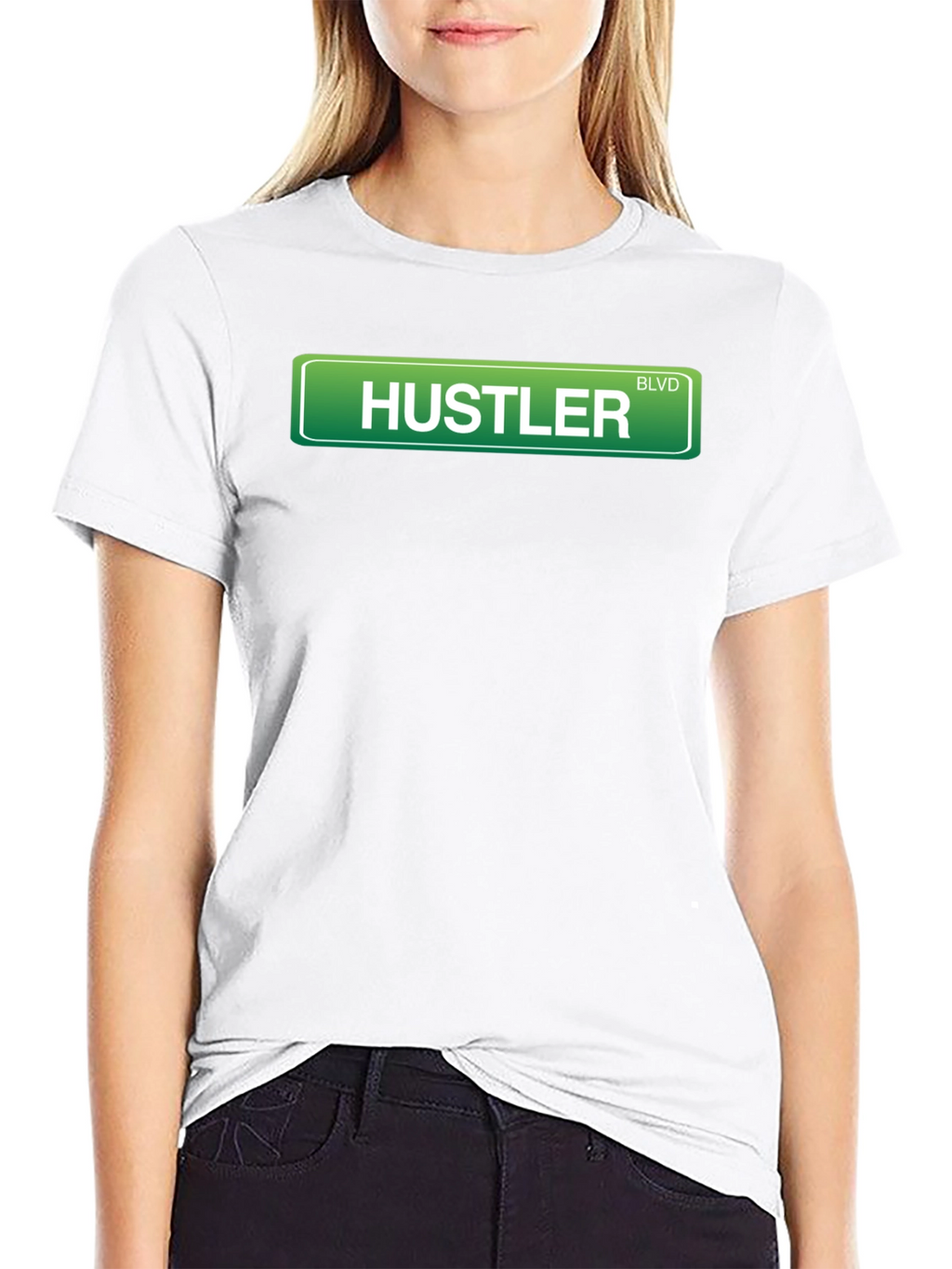 Hustler Boulevard Graphic T-Shirt - Streetwear Style