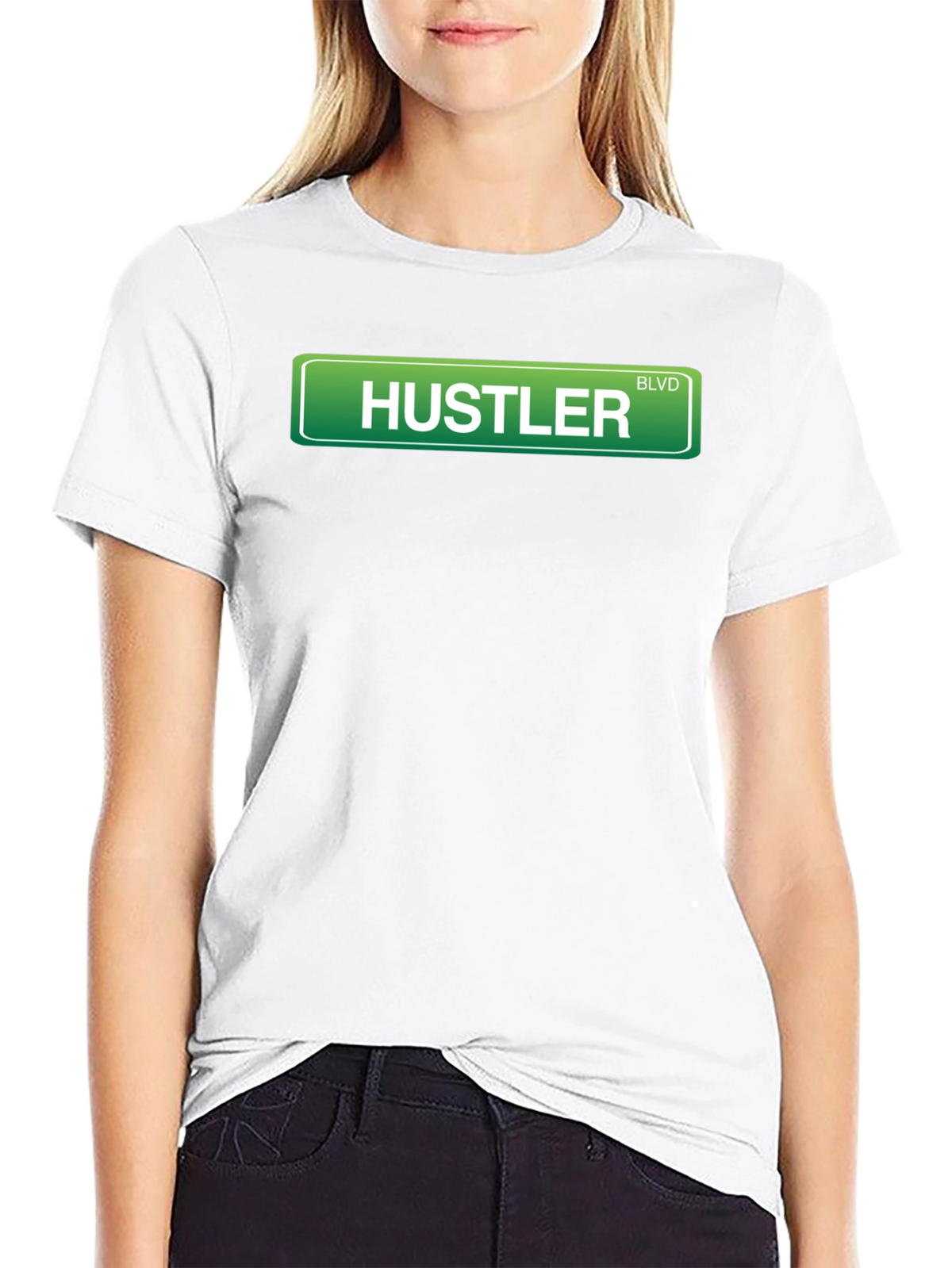 Hustler Boulevard Graphic T-Shirt - Streetwear Style