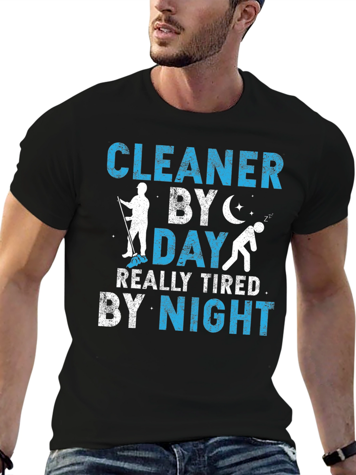 Cleaner By Day Graphic T-Shirt