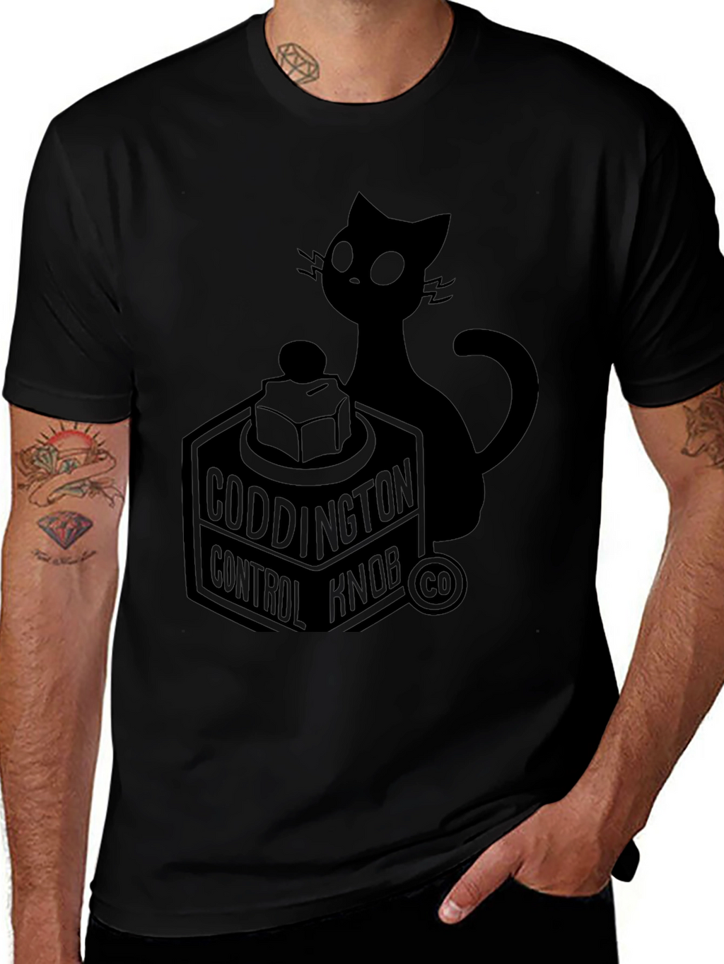 Coddington Control Knob Cat Graphic Tee