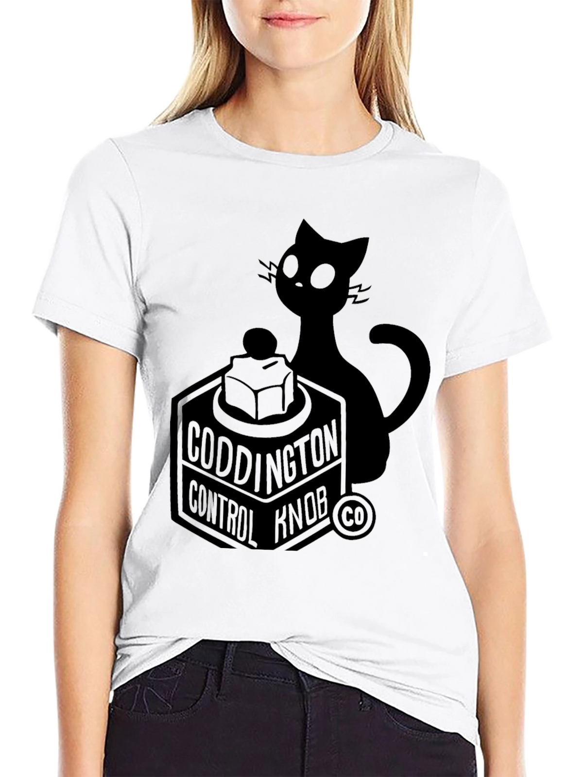 Coddington Control Knob Cat Graphic Tee