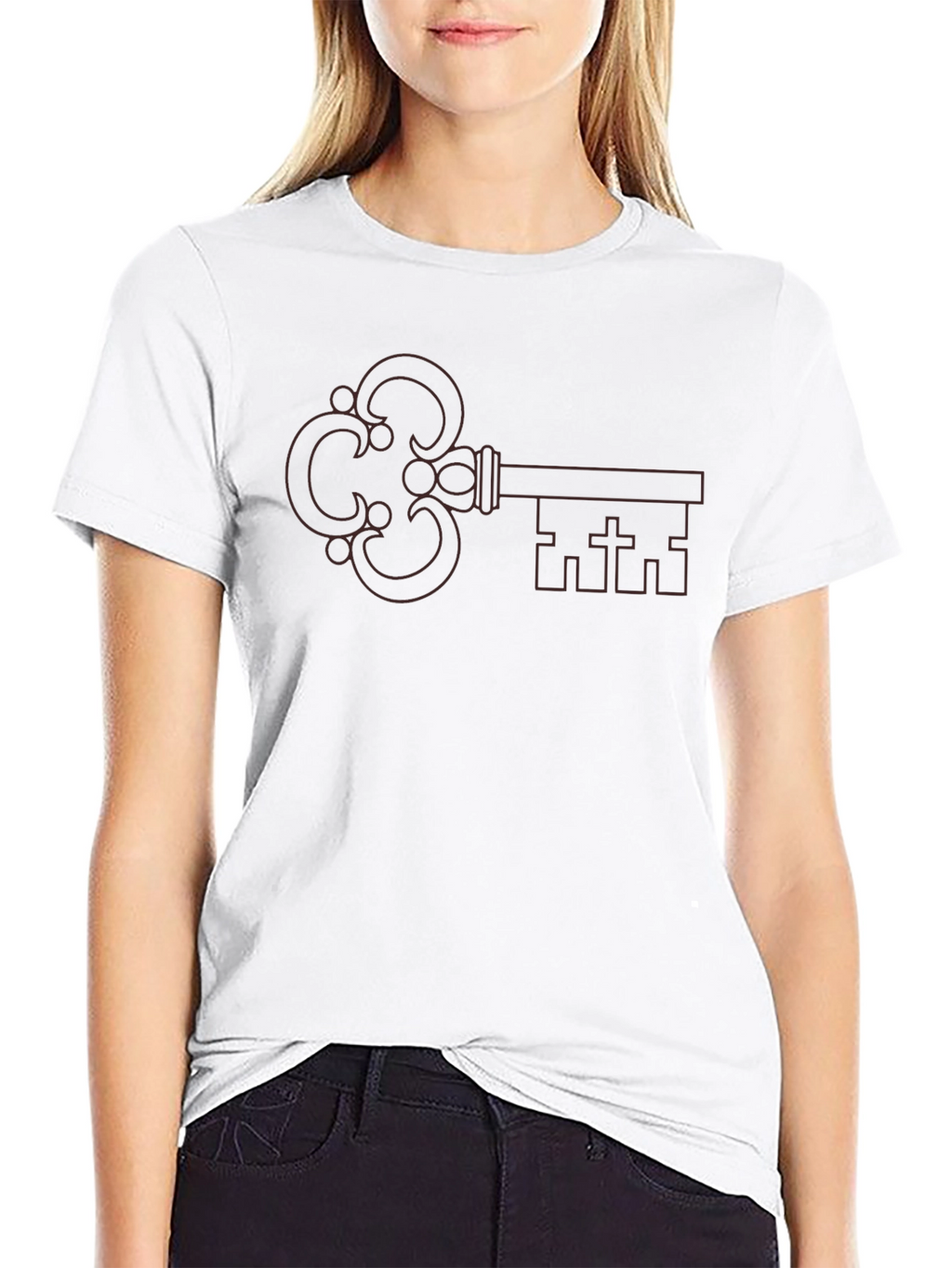 Key Graphic Black T-Shirt