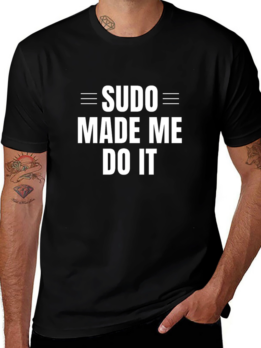 Sudo Made Me Do It Funny Programmer T-Shirt