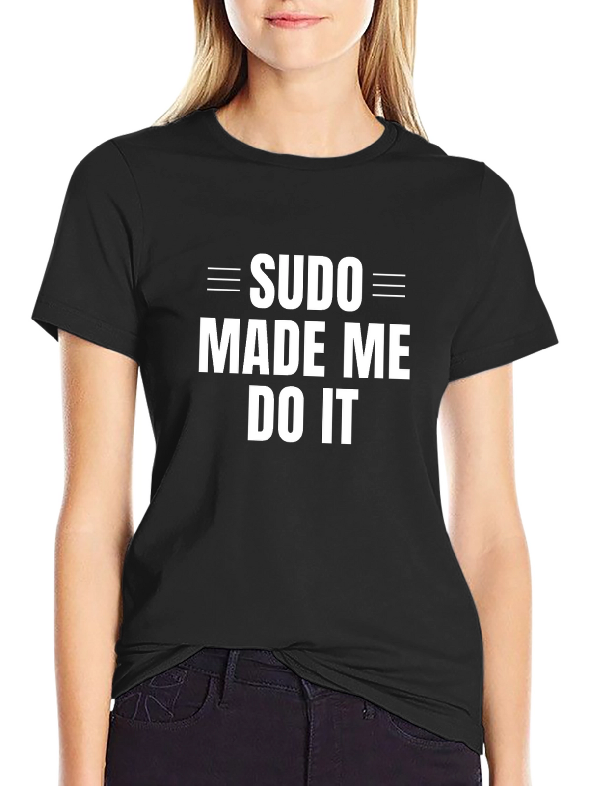 Sudo Made Me Do It Funny Programmer T-Shirt