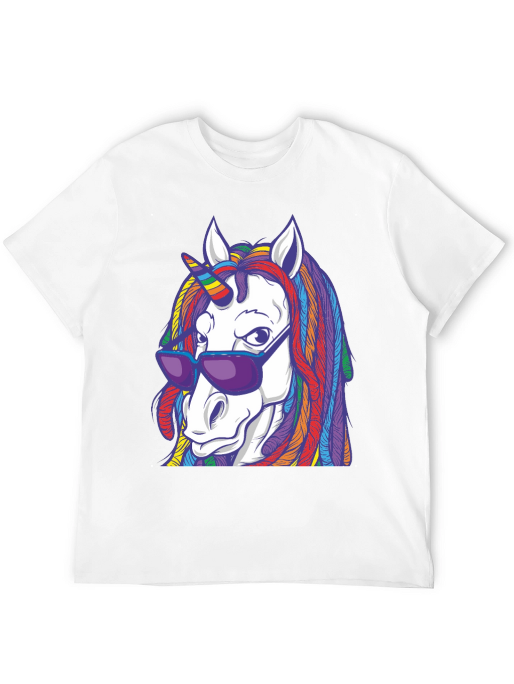 Unicorn Rainbow Dreadlock T-Shirt