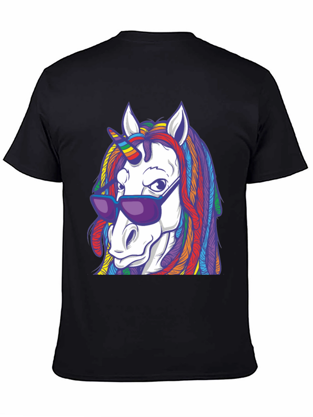 Unicorn Rainbow Dreadlock T-Shirt