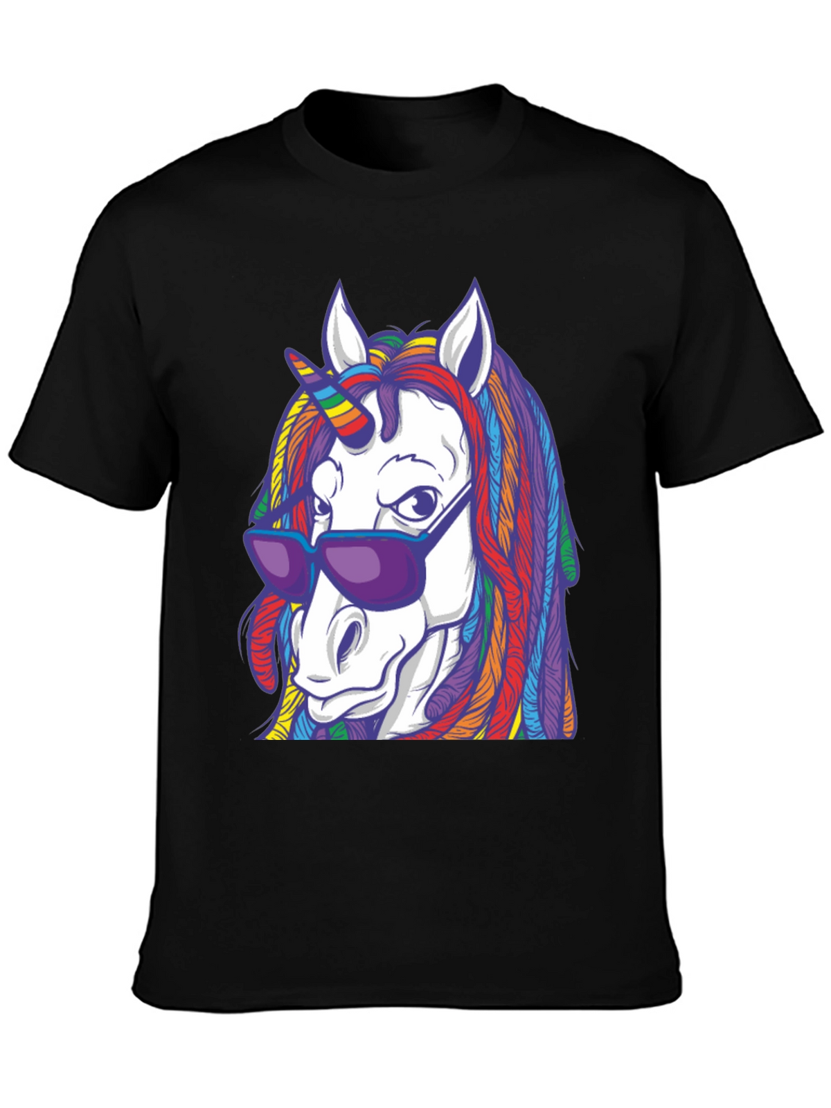 Unicorn Rainbow Dreadlock T-Shirt