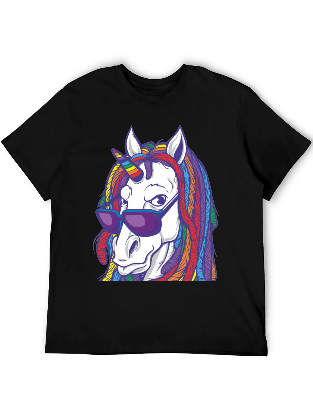 Unicorn Rainbow Dreadlock T-Shirt