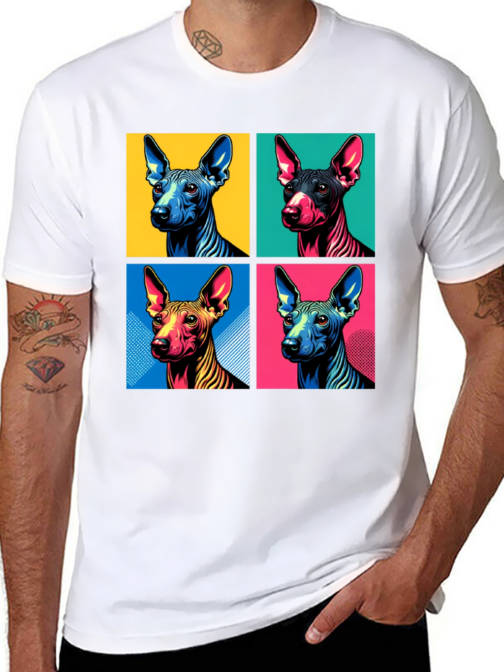 Pop Art Dog Print Tee