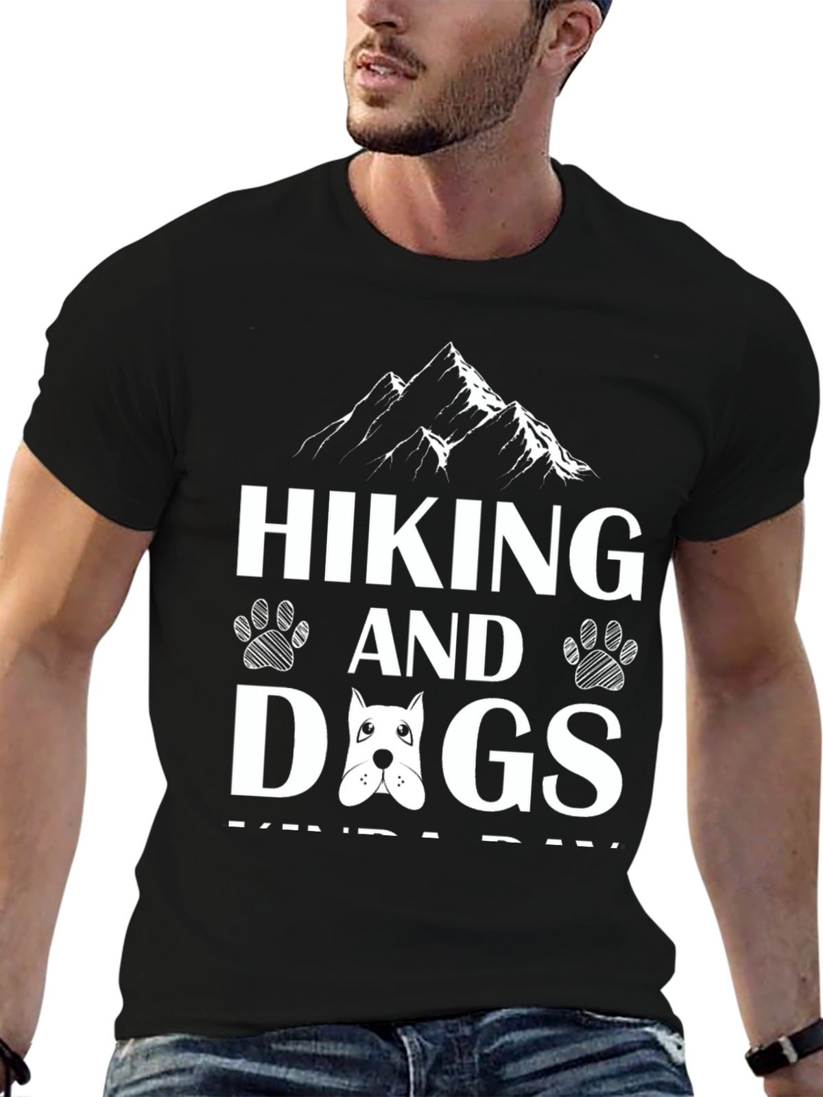 Hiking and Dogs Graphic Tee