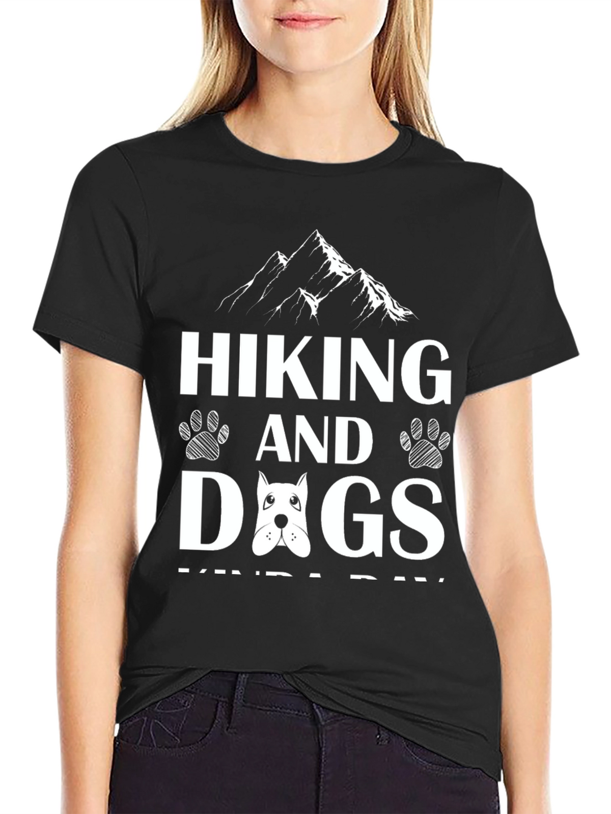 Hiking and Dogs Graphic Tee