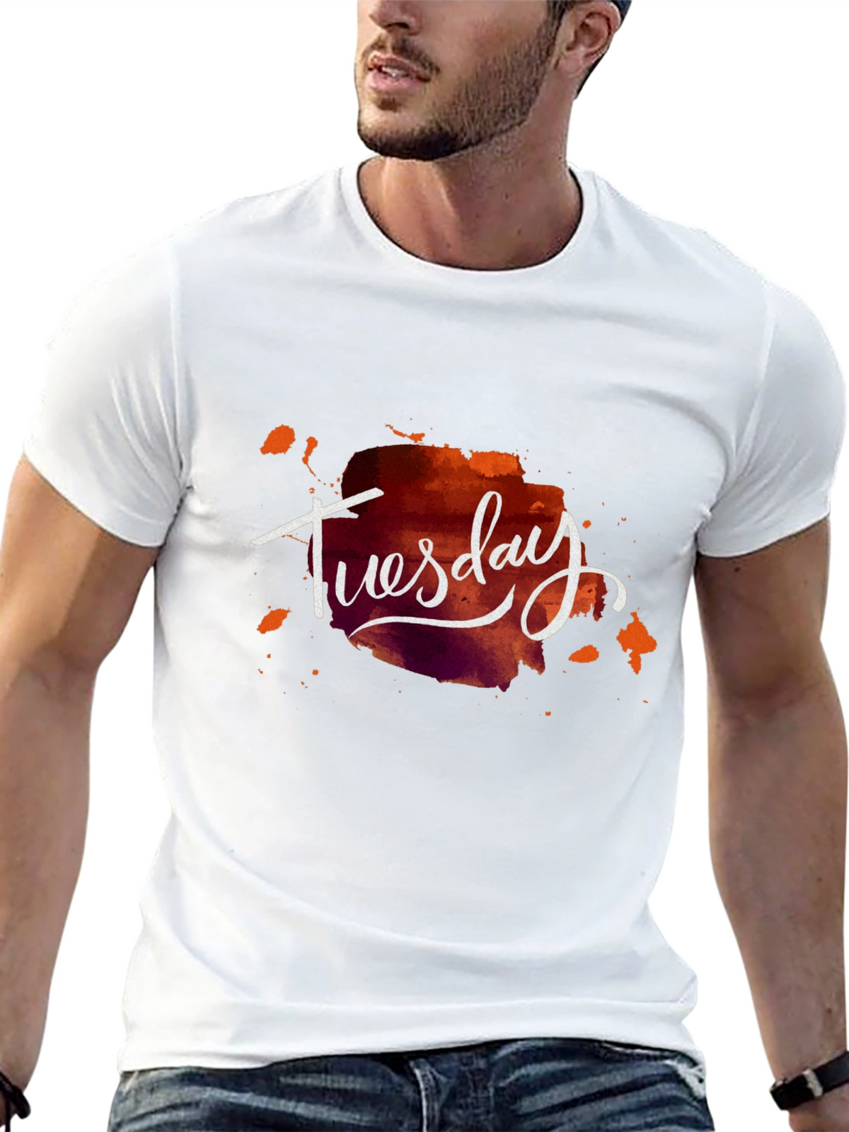 Tuesday Watercolor Graphic T-Shirt