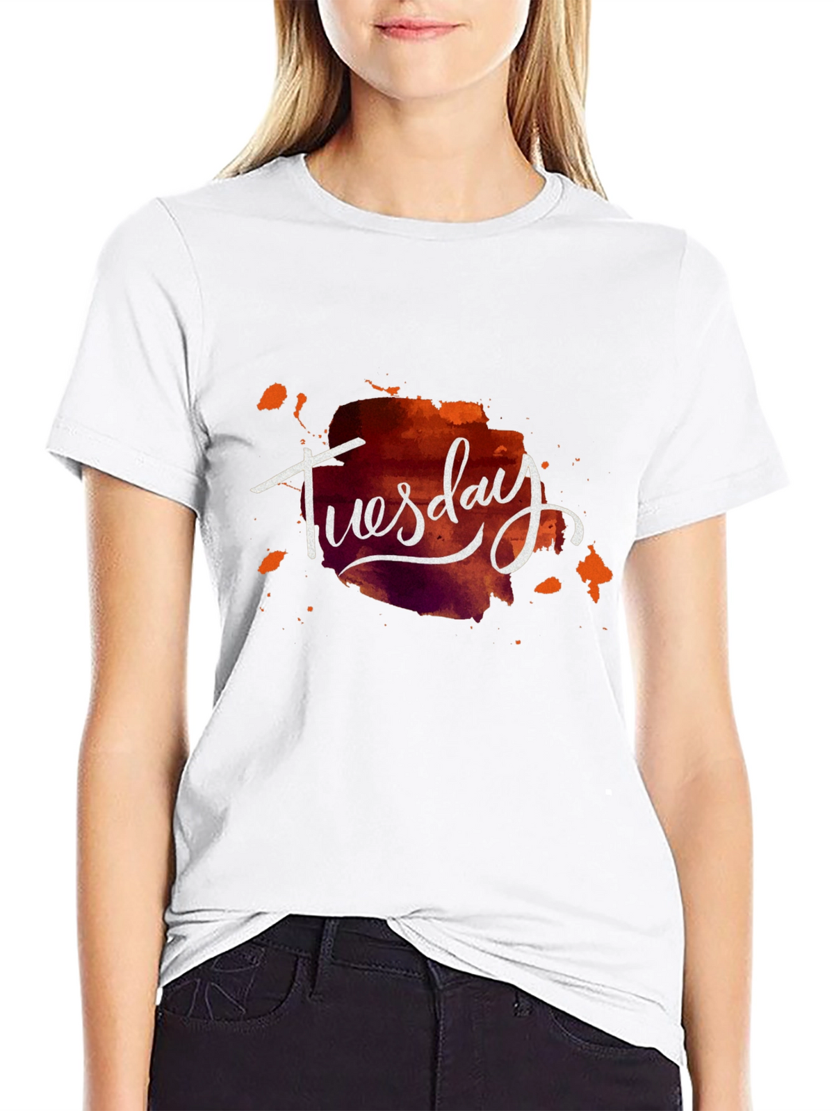 Tuesday Watercolor Graphic T-Shirt