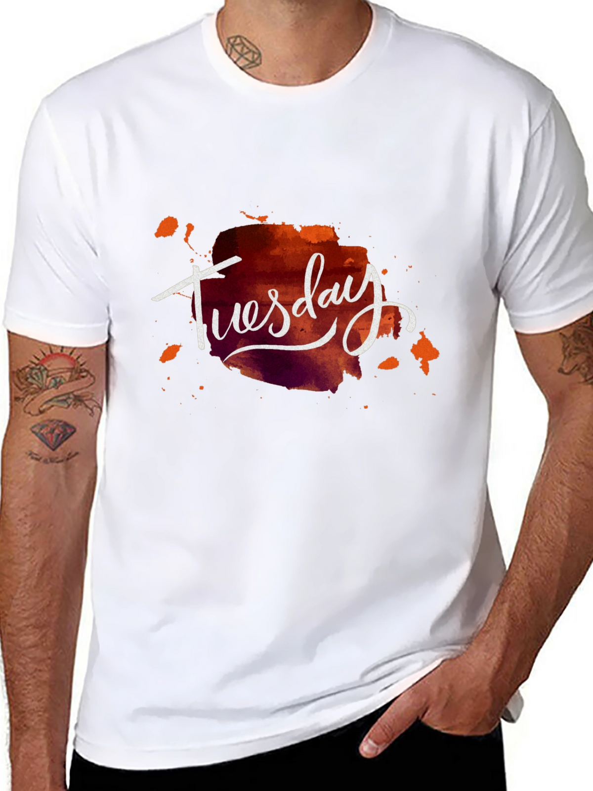 Tuesday Watercolor Graphic T-Shirt