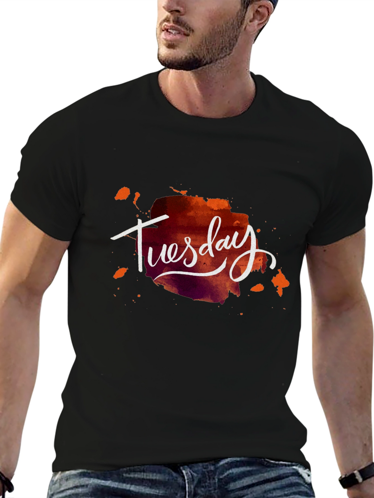 Tuesday Watercolor Graphic T-Shirt