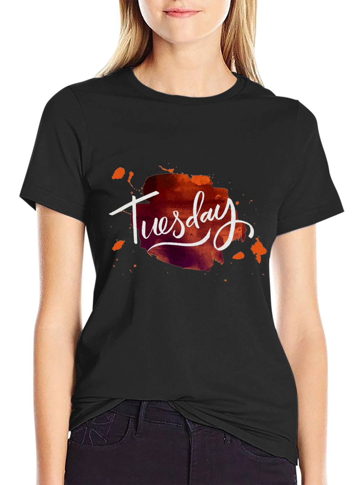 Tuesday Watercolor Graphic T-Shirt
