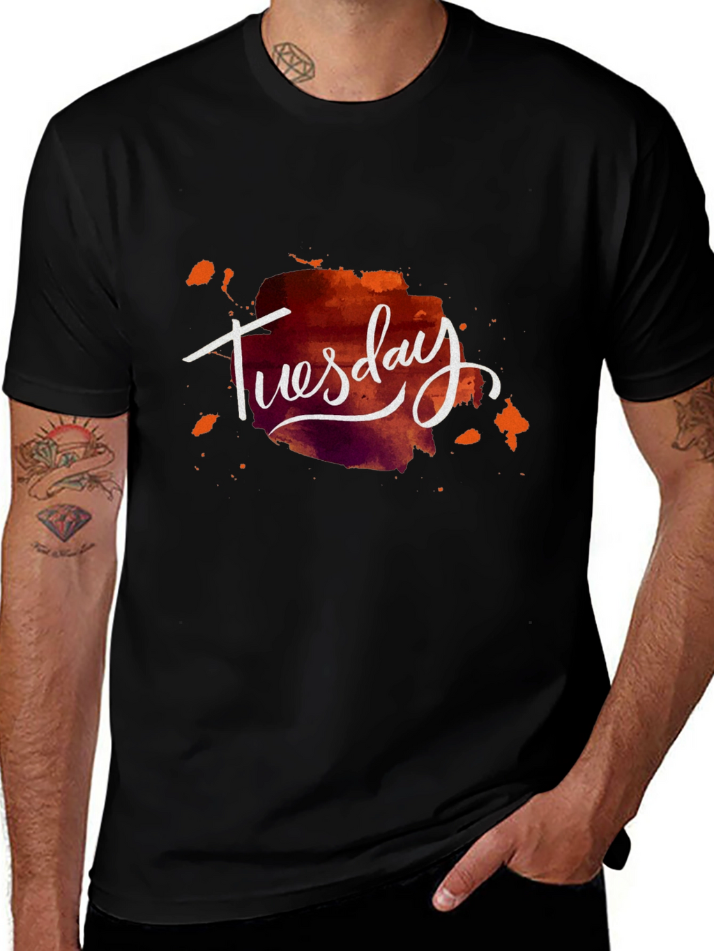 Tuesday Watercolor Graphic T-Shirt